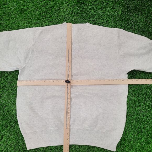 Vintage 90s Champion MSU Michigan-State Sweatshirt XL 25x27 Gray - Picture 6 of 14